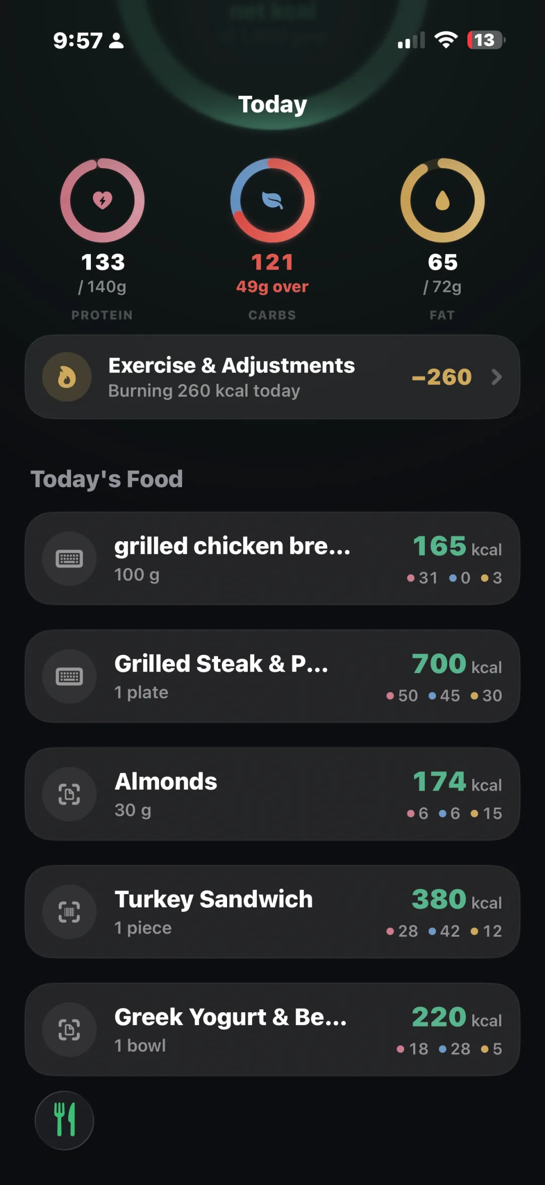 The Last Calorie Tracker screenshot 2