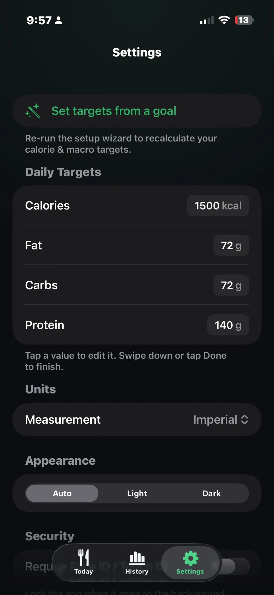 The Last Calorie Tracker screenshot 5