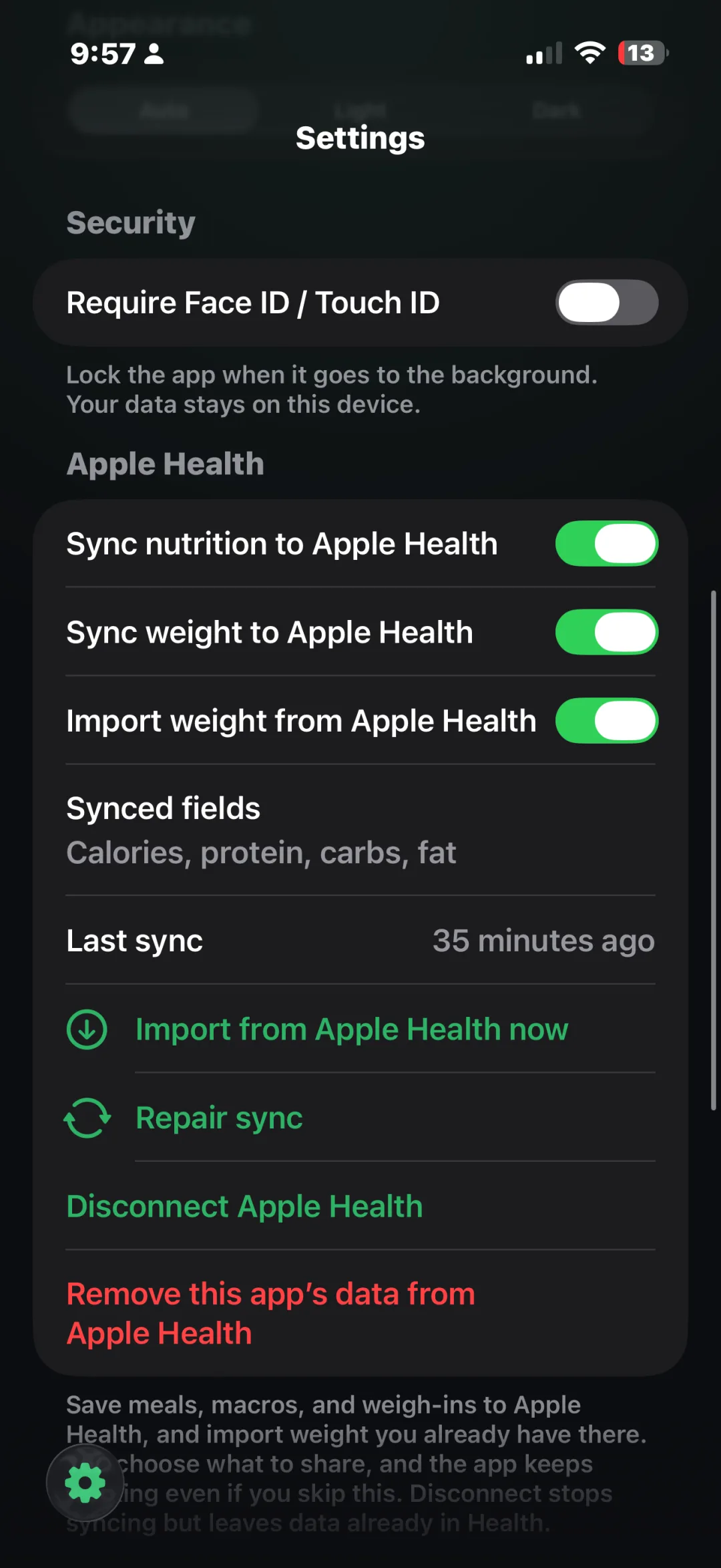 The Last Calorie Tracker screenshot 6