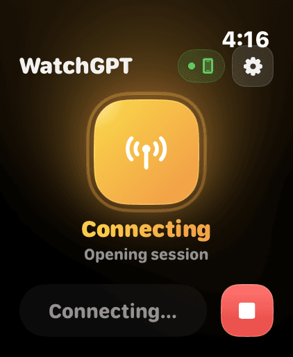 WatchGPT screenshot 2