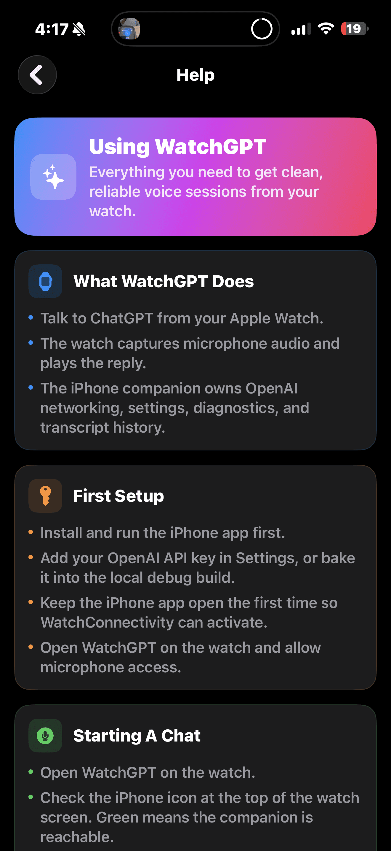 WatchGPT screenshot 8