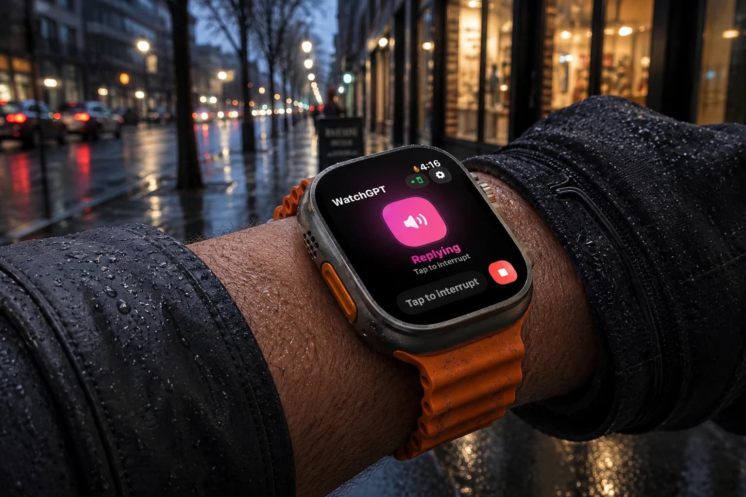 WatchGPT — Realtime ChatGPT voice, on your wrist.
