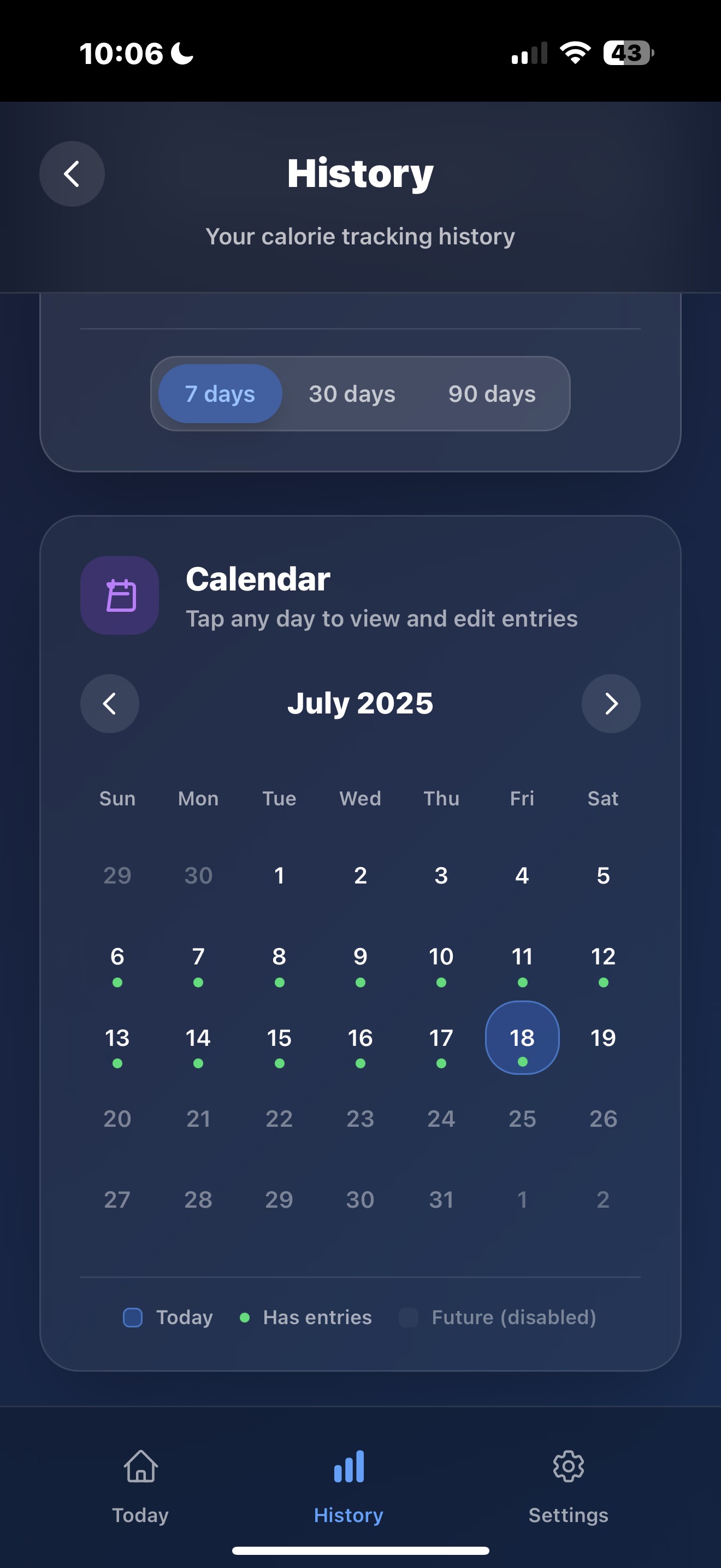 Calorie Counter Screenshot 3