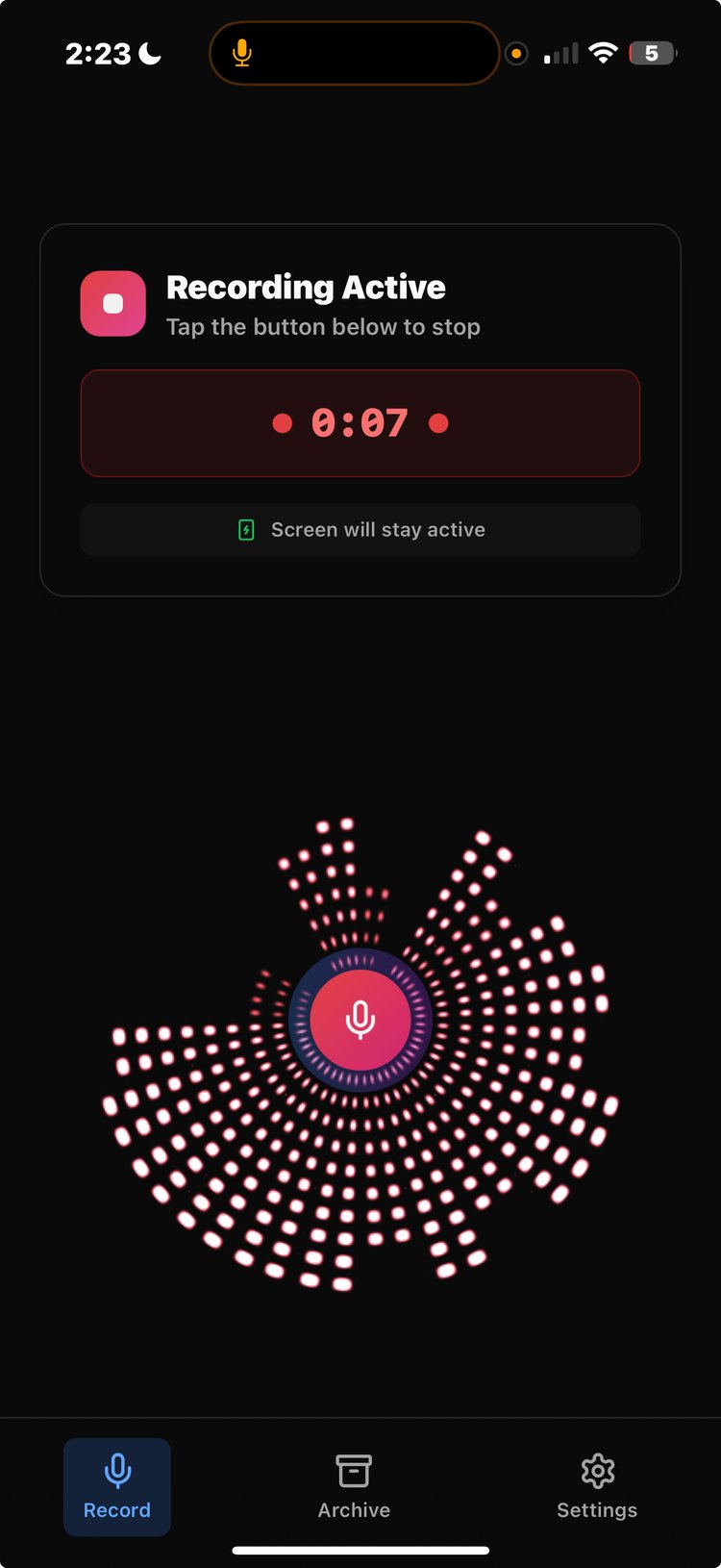 My AI Diary Mobile Screenshot 1