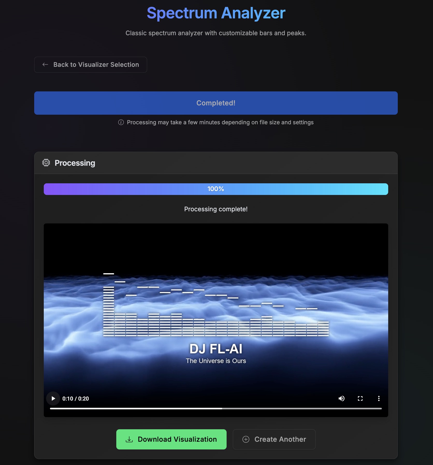 Audio Visualizer Screenshot 5