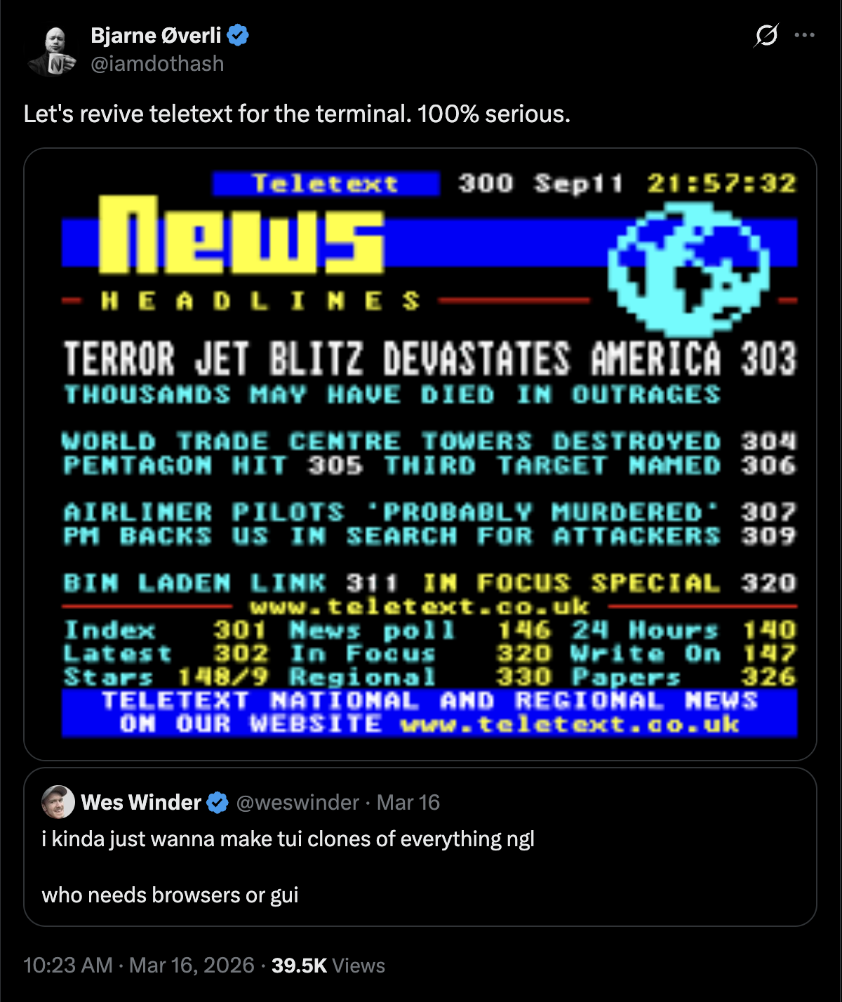 Screenshot of the tweet