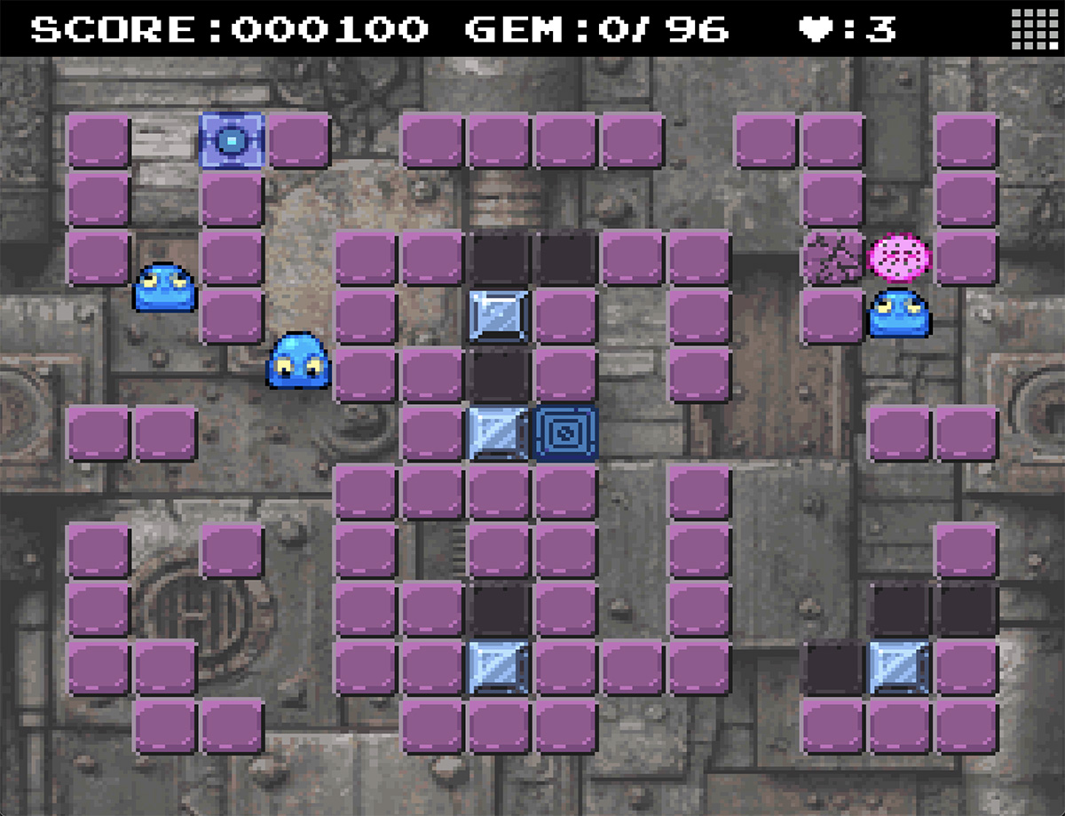 A later Deadfall section showing the parallax transition and tuned enemy behavior